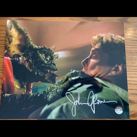 JOHN GLOVER AUTOGRAPHED GREMLINS 8X10 - Picture 2 of 2